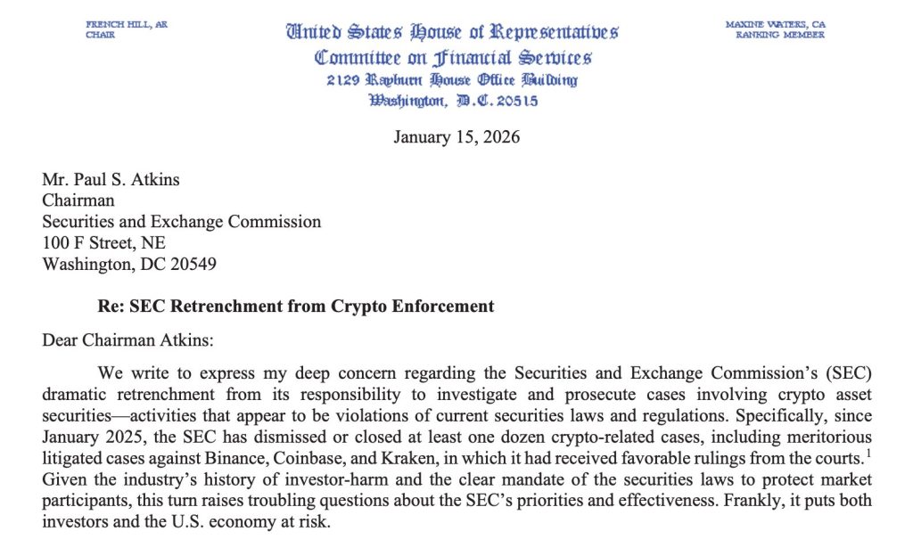 SEC Justin Sun Case - Excerpt from the letter (Screenshot)