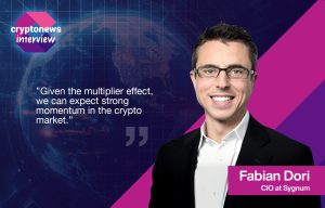 Incoming Demand Shock and Multiplier Effect: Crypto Market Preparing for Strong Momentum, Says Sygnum CIO Fabian Dori