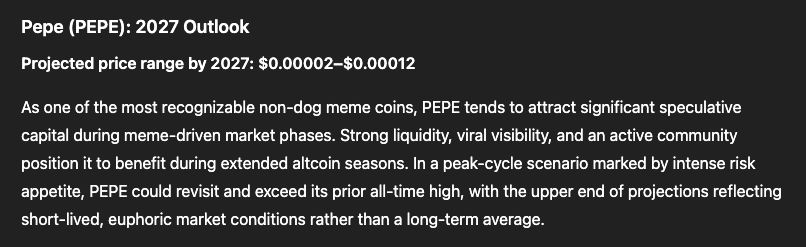 chatgpt predicts pepe