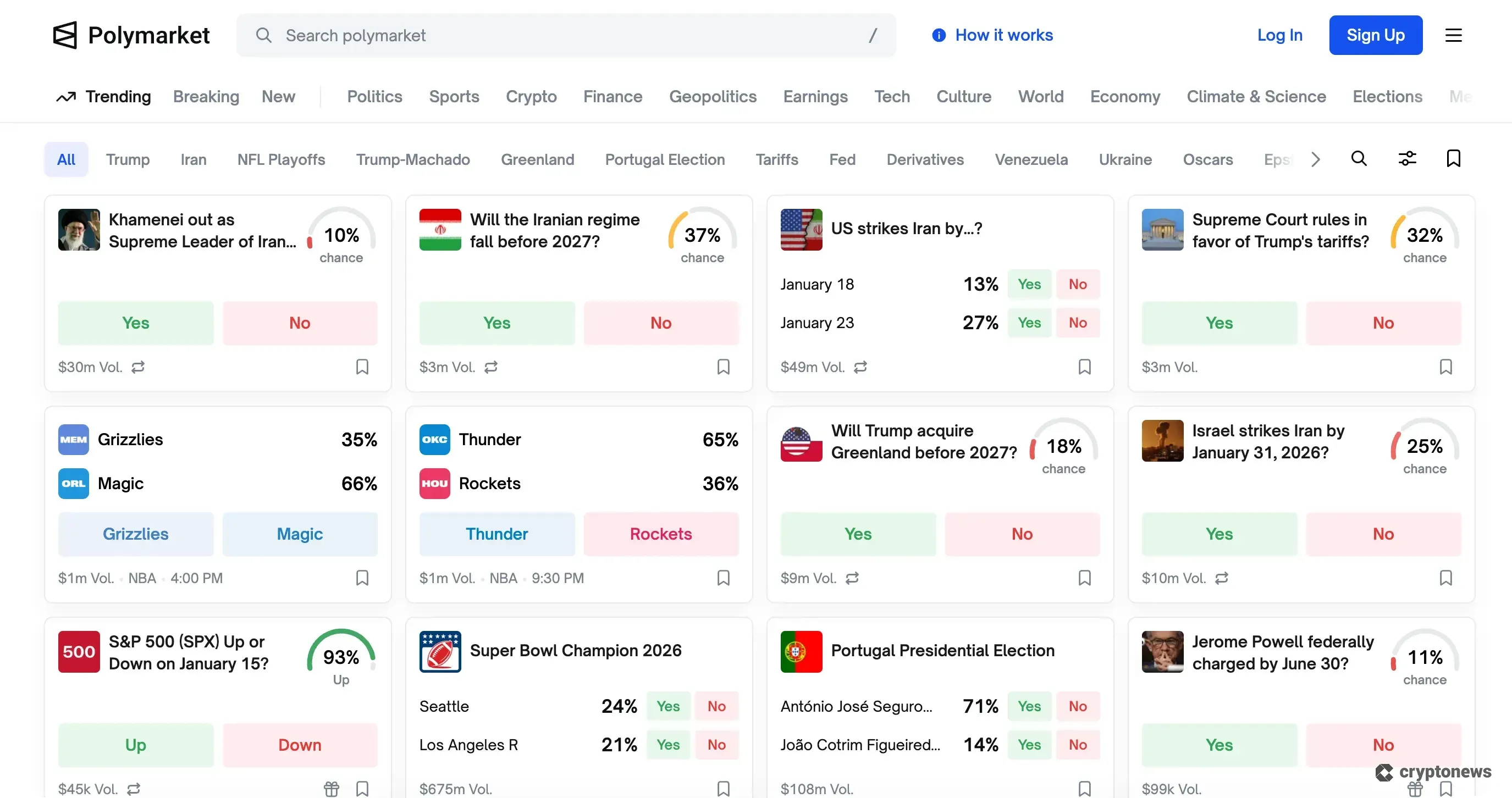 polymarket homepage is it legal