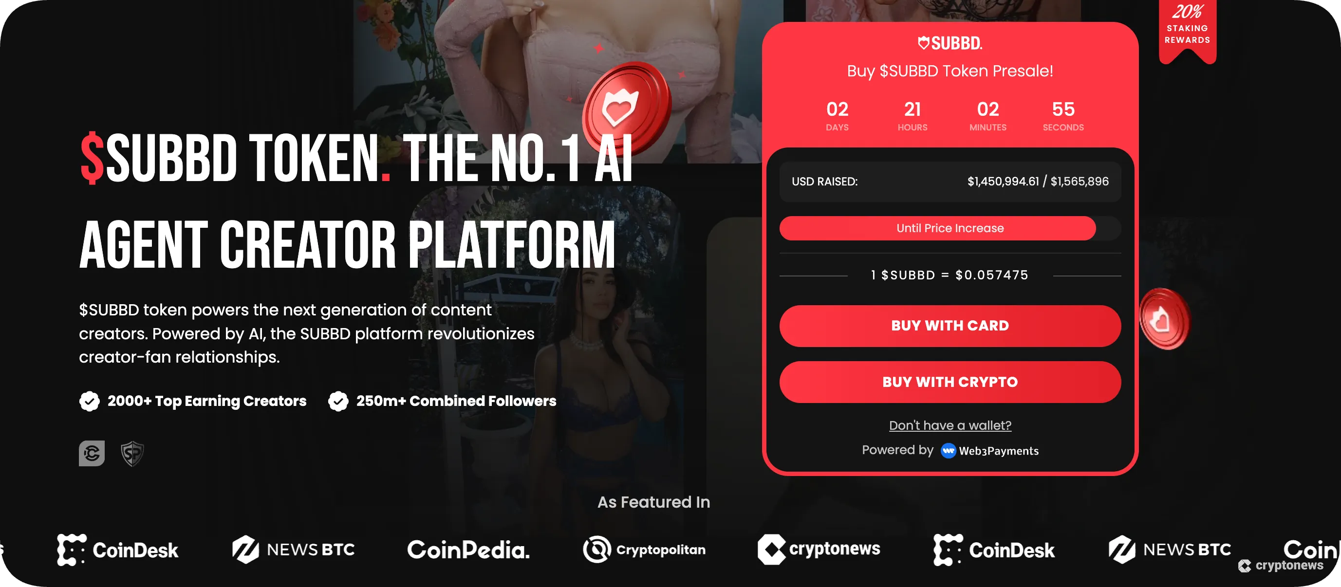 subbd best new erc20 tokens january 2026