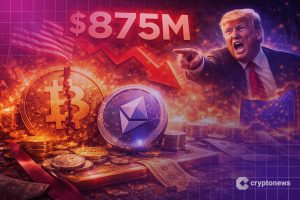 $875 Million Wiped Out as Trump’s Europe Tariffs Trigger Crypto Crash