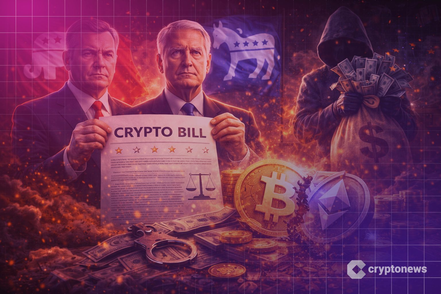 Bipartisan Senators Warn Crypto Bill Could Weaken Money Laundering Enforcement