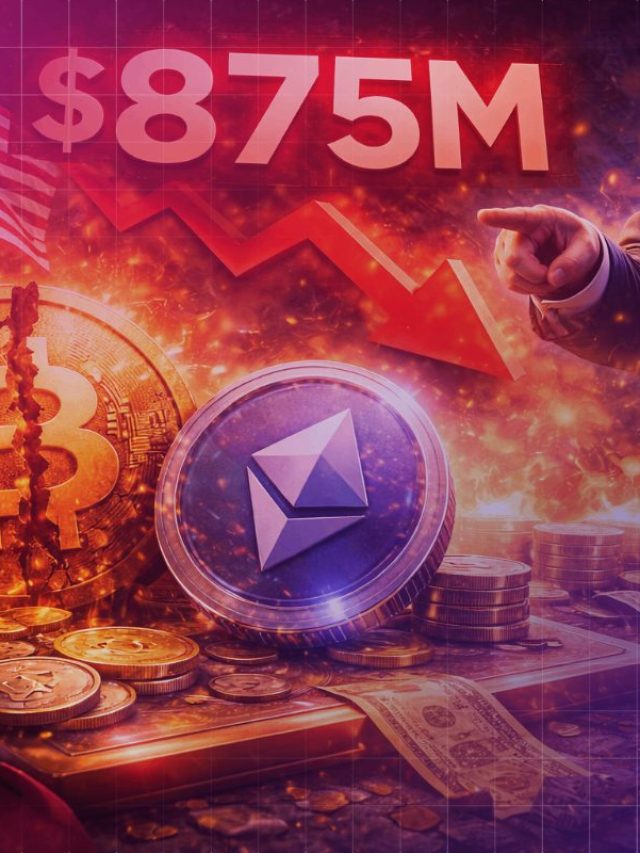 $875 Million Wiped Out as Trump’s Europe Tariffs Trigger Crypto Crash