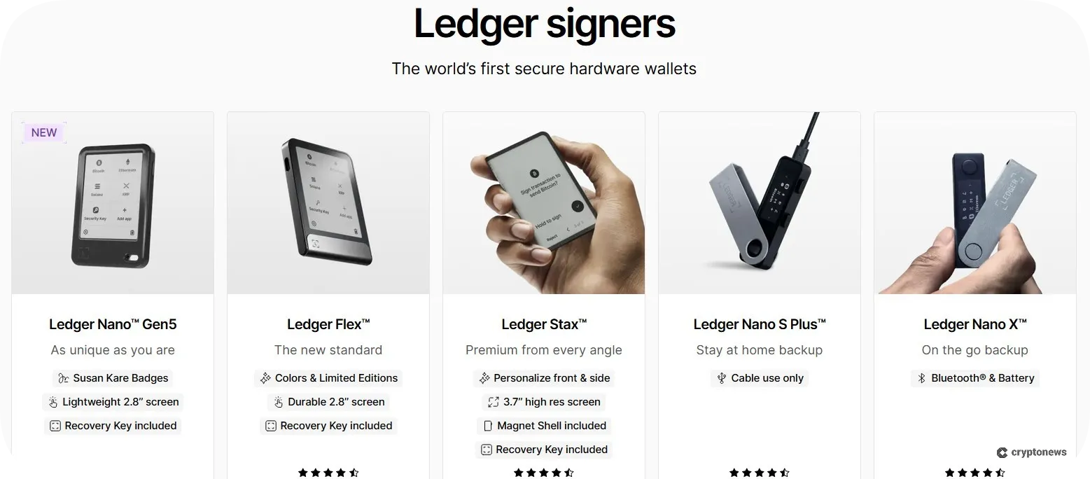 ledger homepage