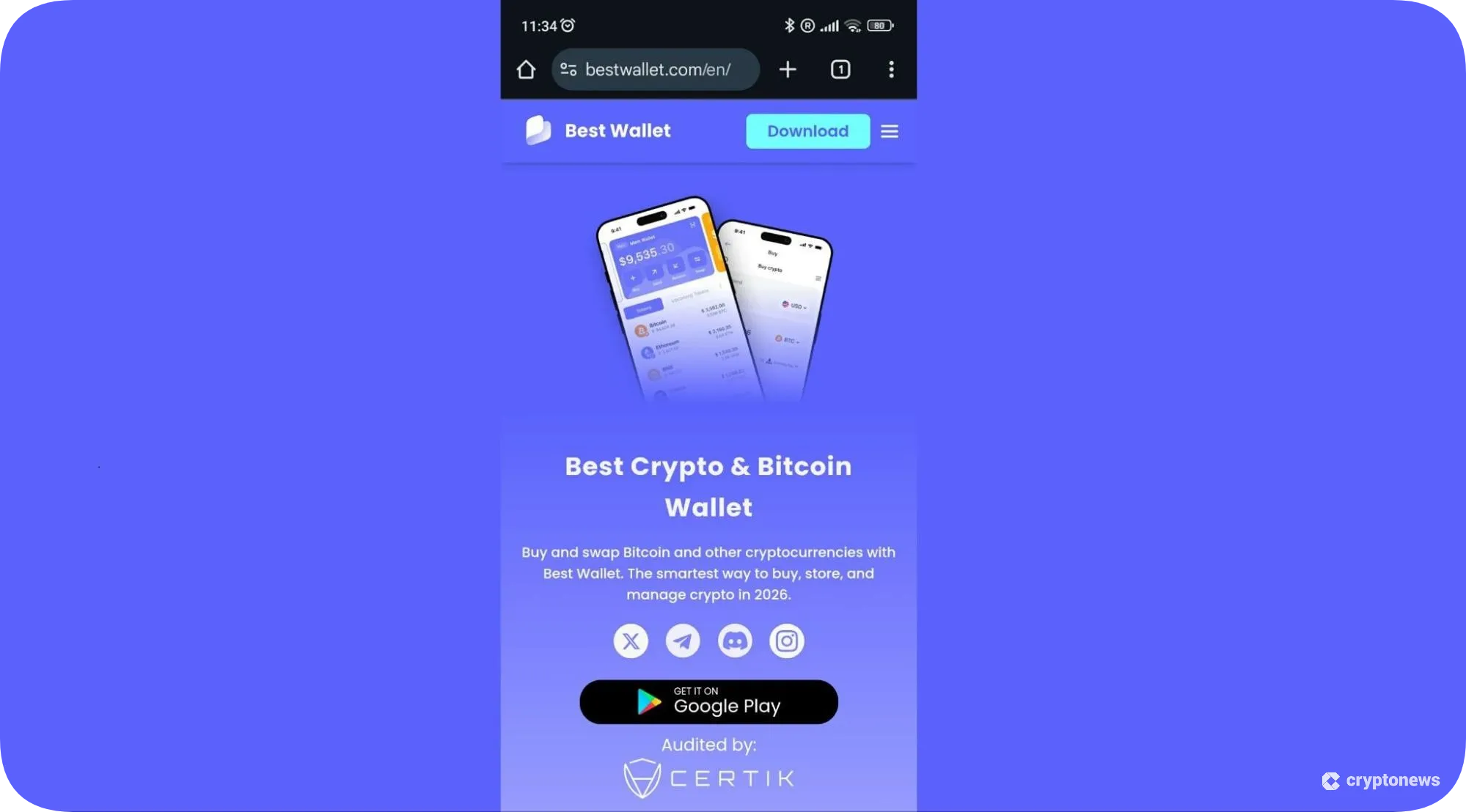 download best wallet page