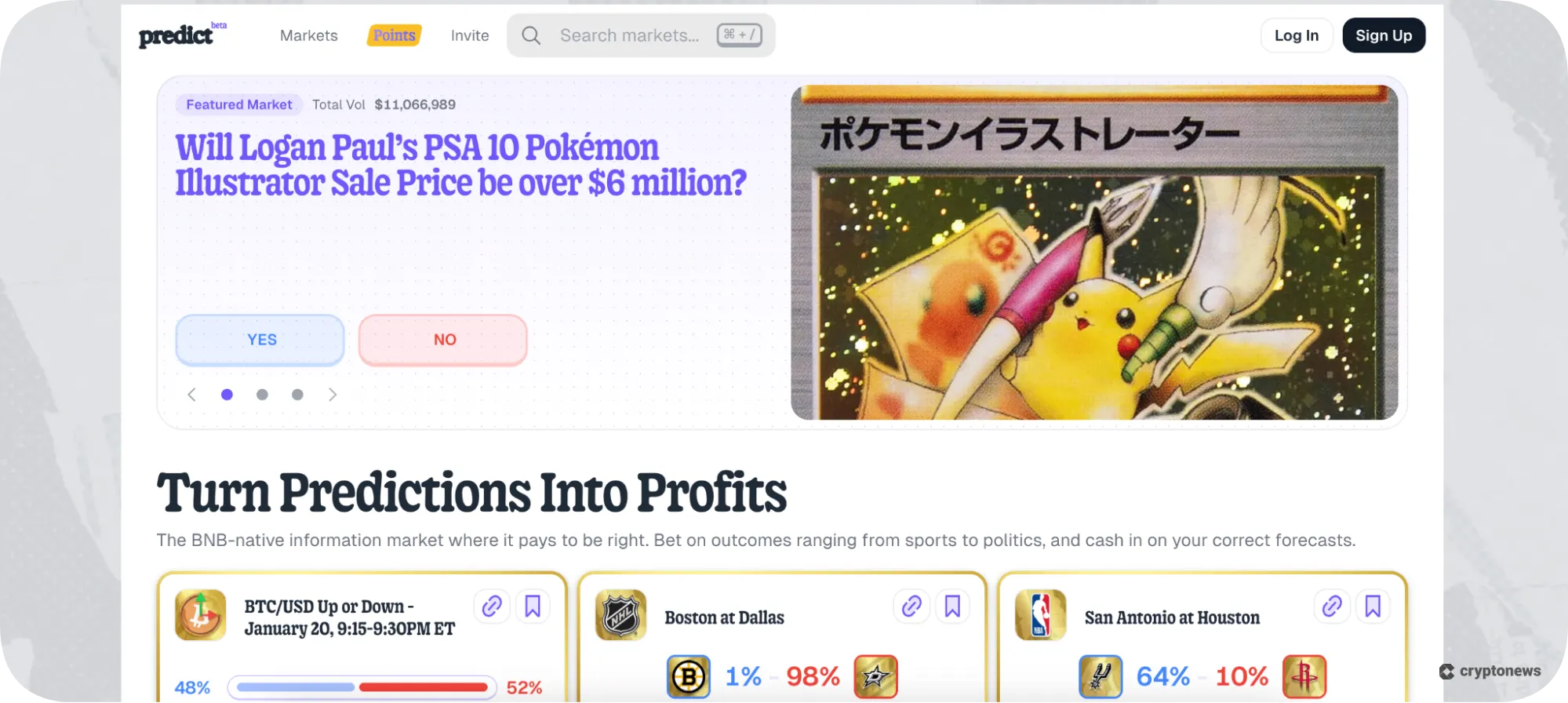 predictfun points page