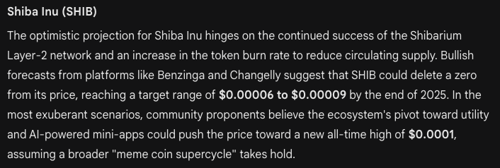 gemini ai predicts shib
