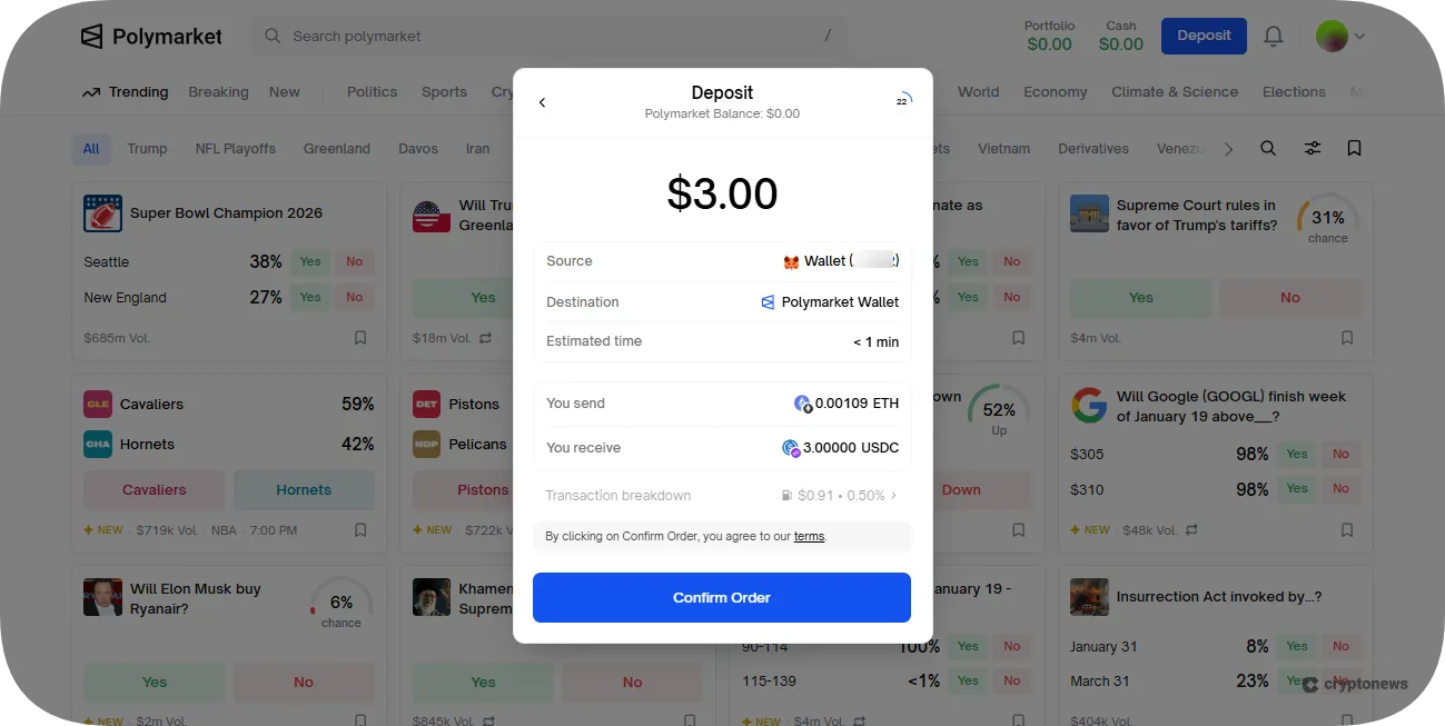 Bridge or Deposit Funds