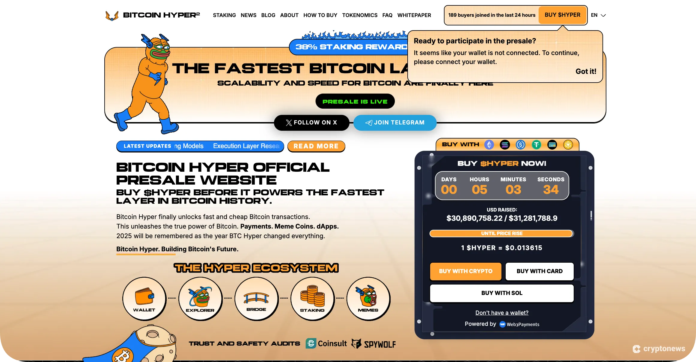 bitcoin hyper presale january 2026 potential crypto com new listing