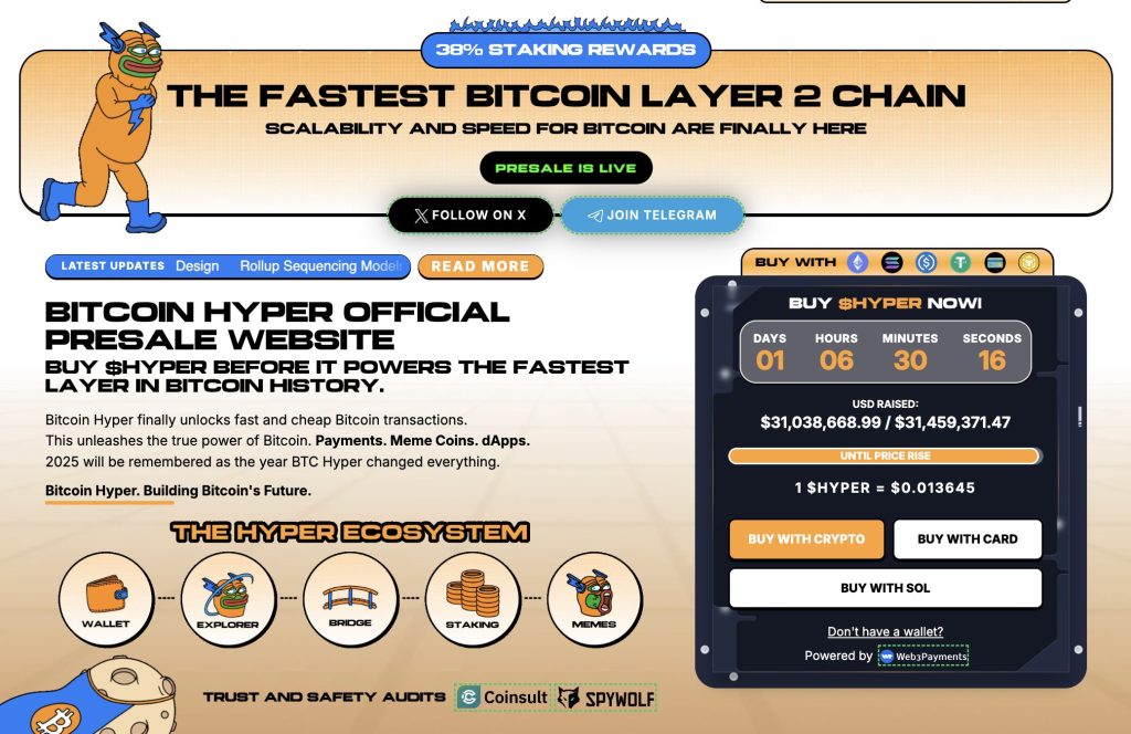 bitcoin hyper crypto presale