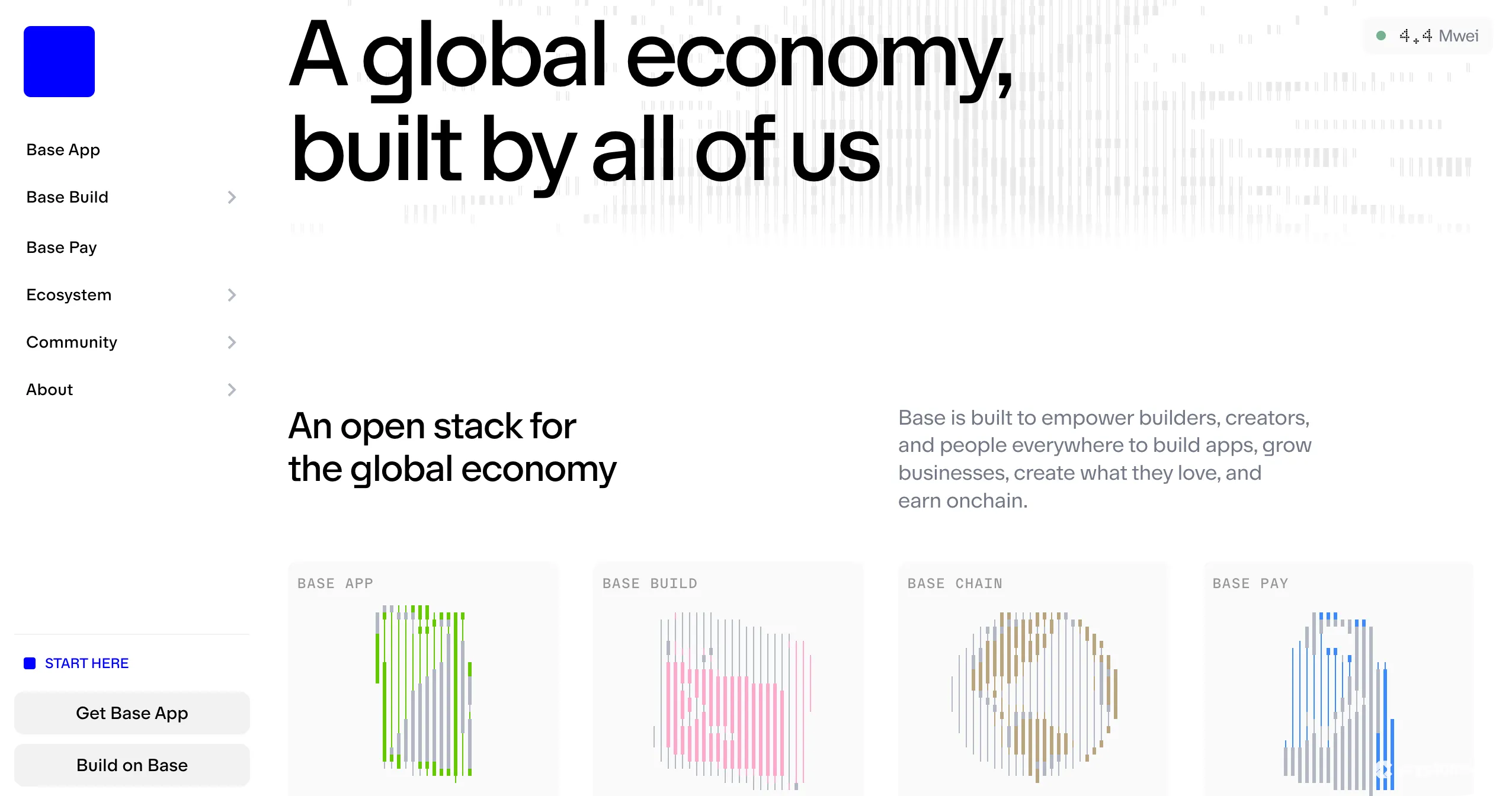 screenshot of Ethereum L2, Base