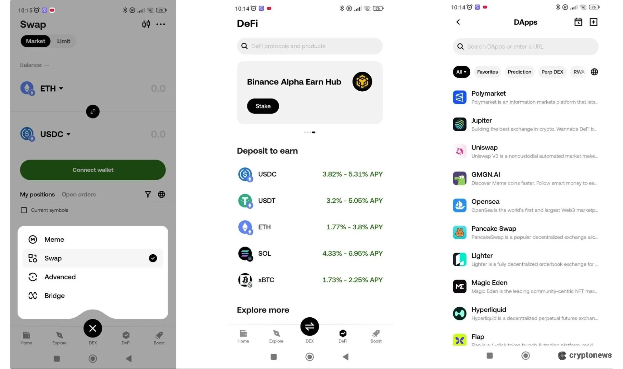 okx wallet defi integration trading and prediction market