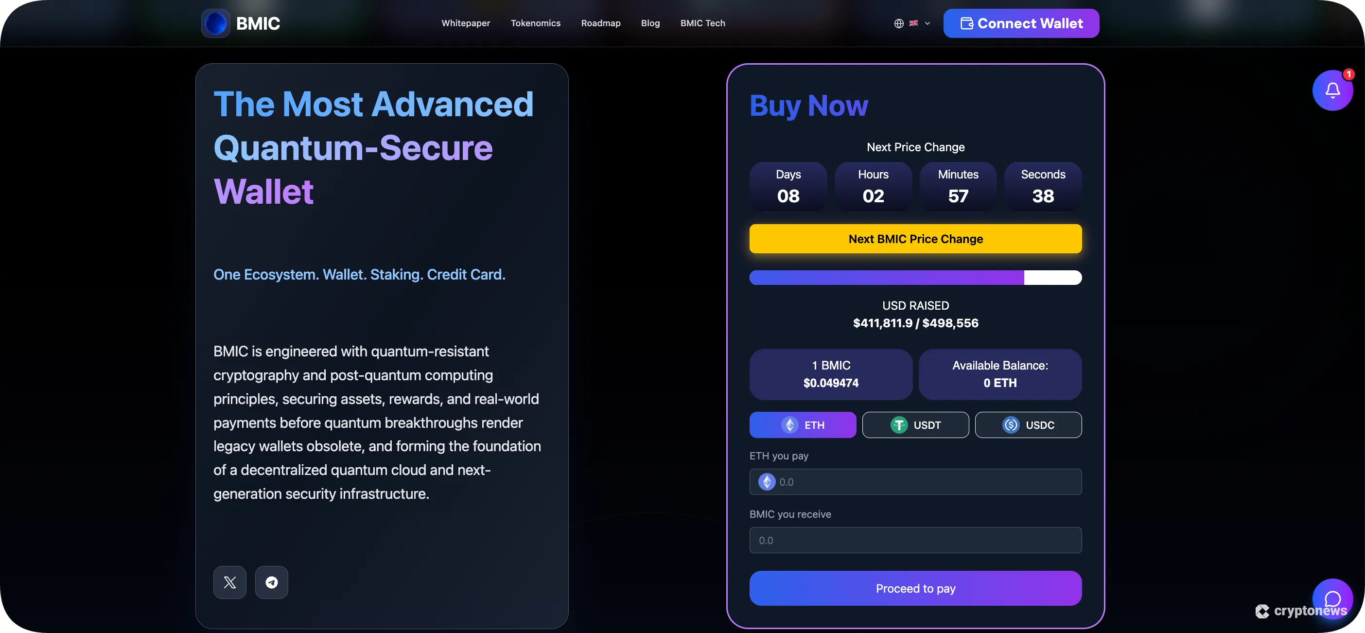 bmic token presale january 2026