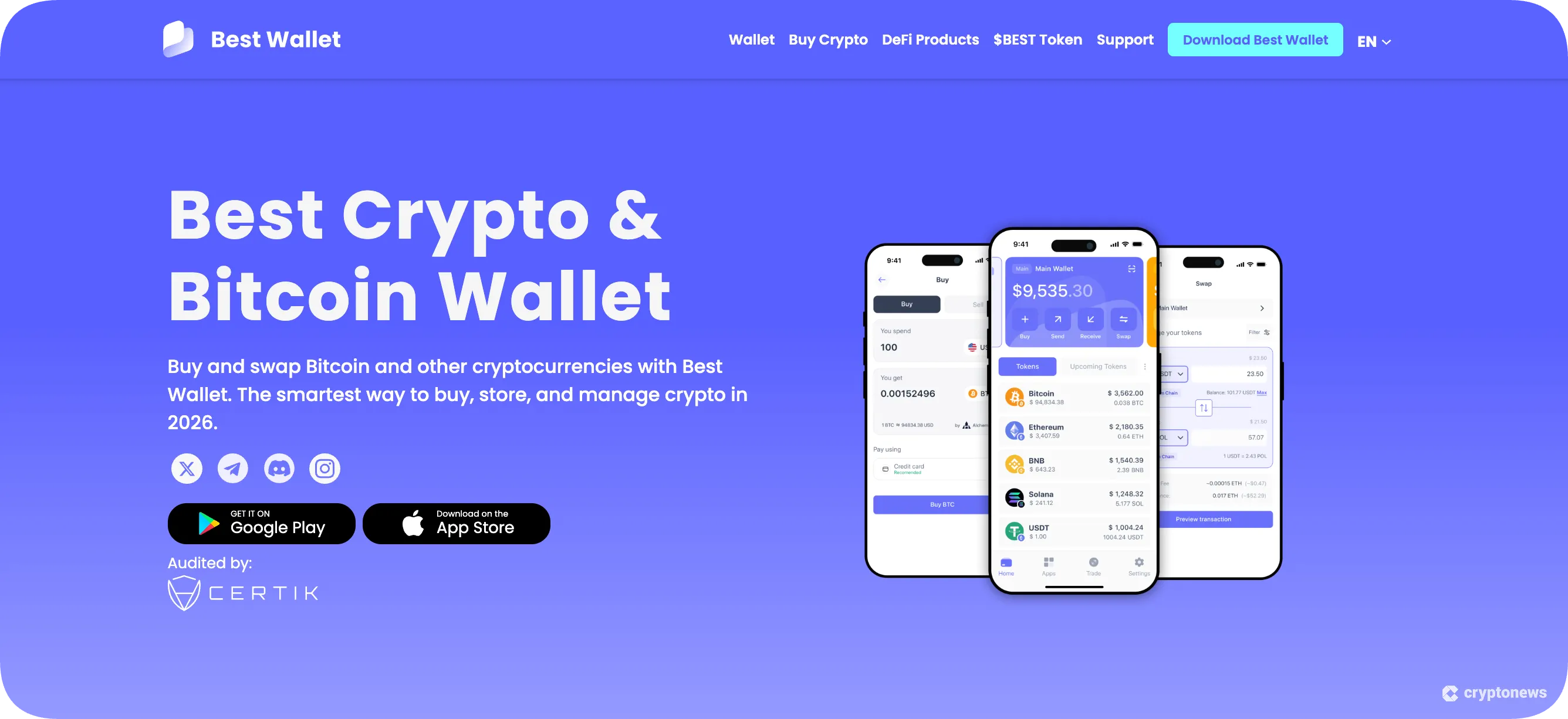 best wallet is a great option of a anonymous crypto wallet