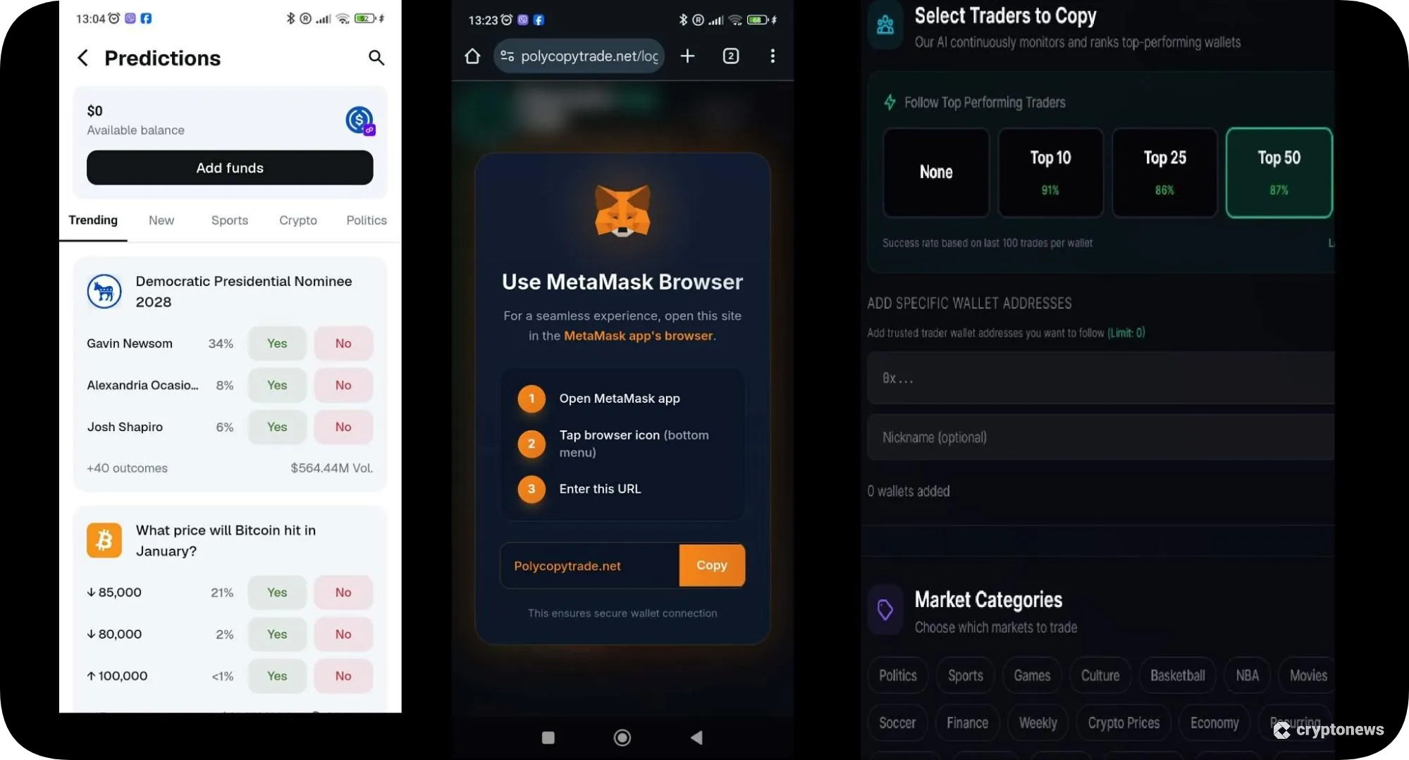 MetaMask - The Best Polymarket Wallet for Copy-Trading