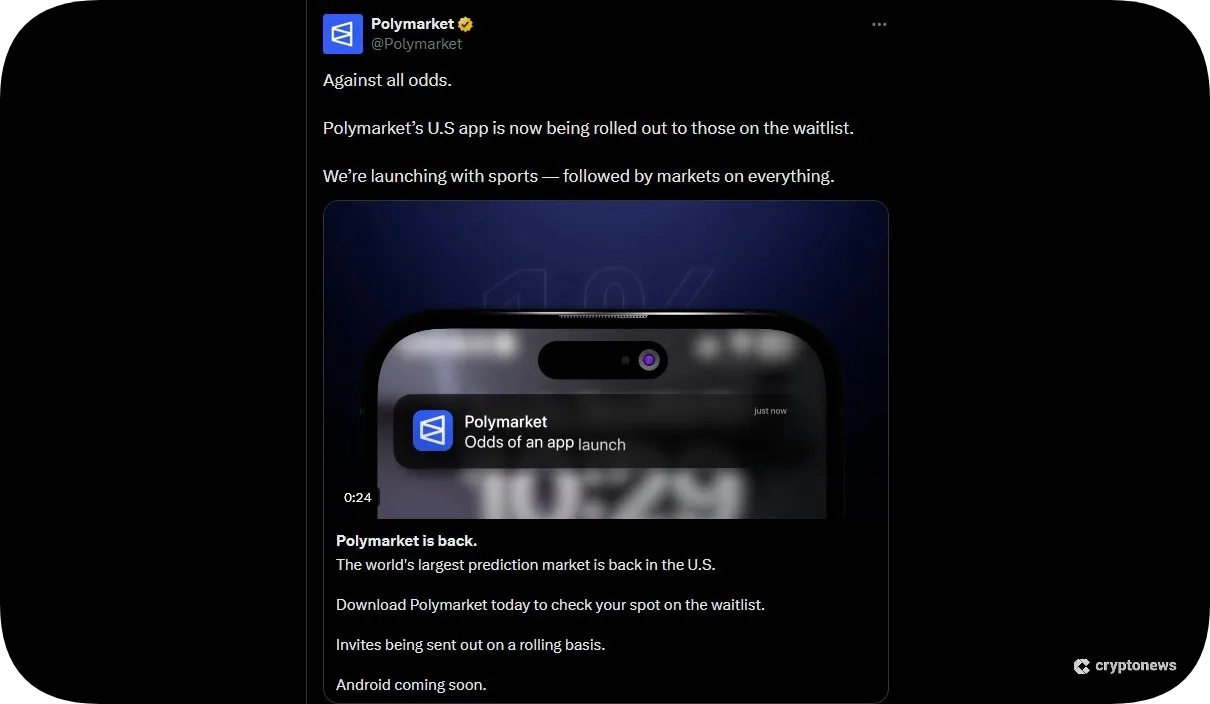 polymarket twitter page
