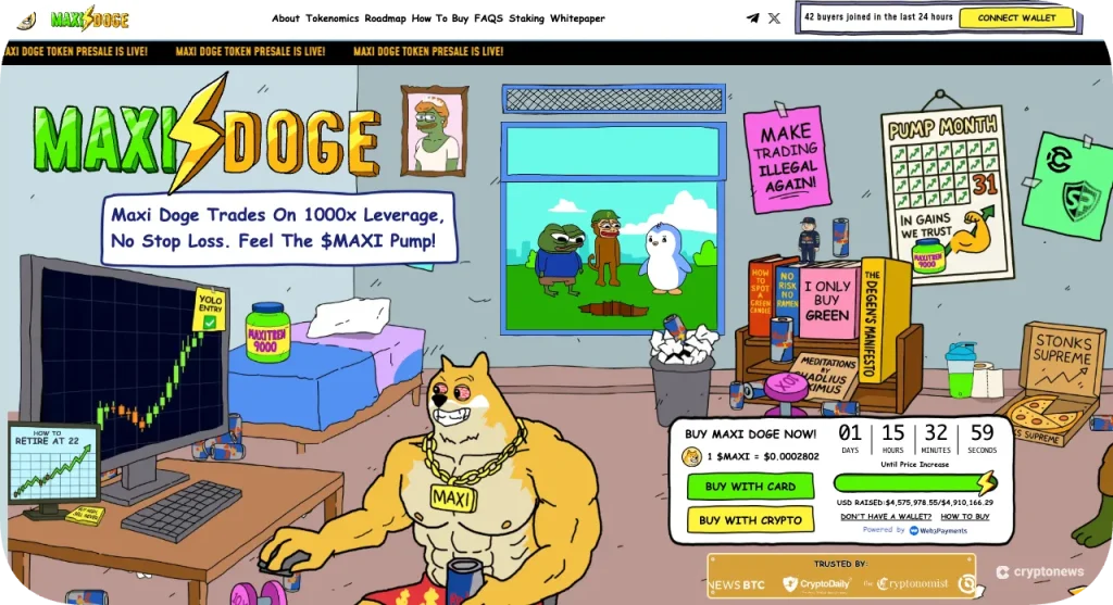 Maxi Doge, an alternative to ruvi ai