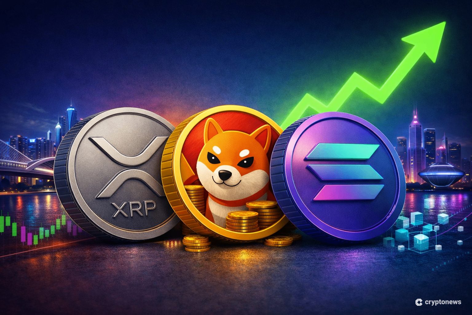 Crypto Price Prediction Today 23 February – XRP, Solana, Shiba Inu
