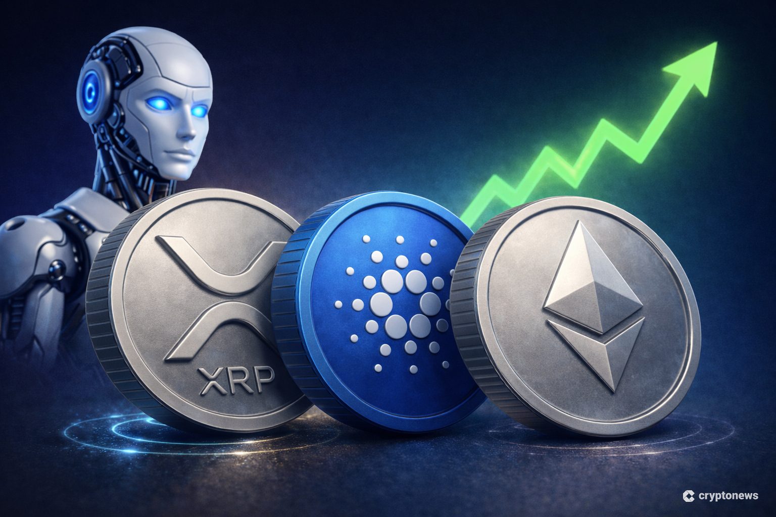 एलोन की Grok AI ने 2026 के अंत तक XRP, Cardano और Ethereum की कीमत की भविष्यवाणी की