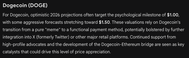 Google's Gemini AI Predicts the Price of XRP, Dogecoin and Shiba Inu by the end of 2026