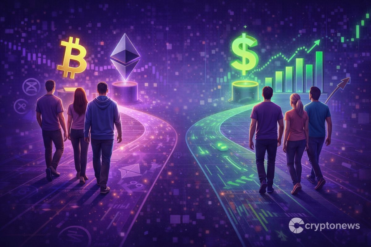 Retail left crypto? Spot volumes are down 30%, leverage wiped out, and capital is flooding into stocks after BTC’s brutal 46% drop.