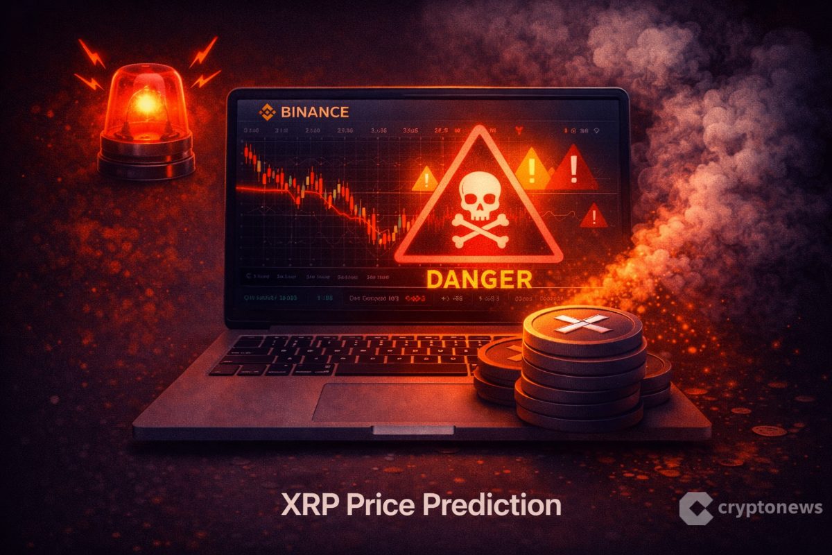 XRP funding rates just turned deeply negative as price coils between $1.30 and $1.50 fueling highly mixed price prediction.