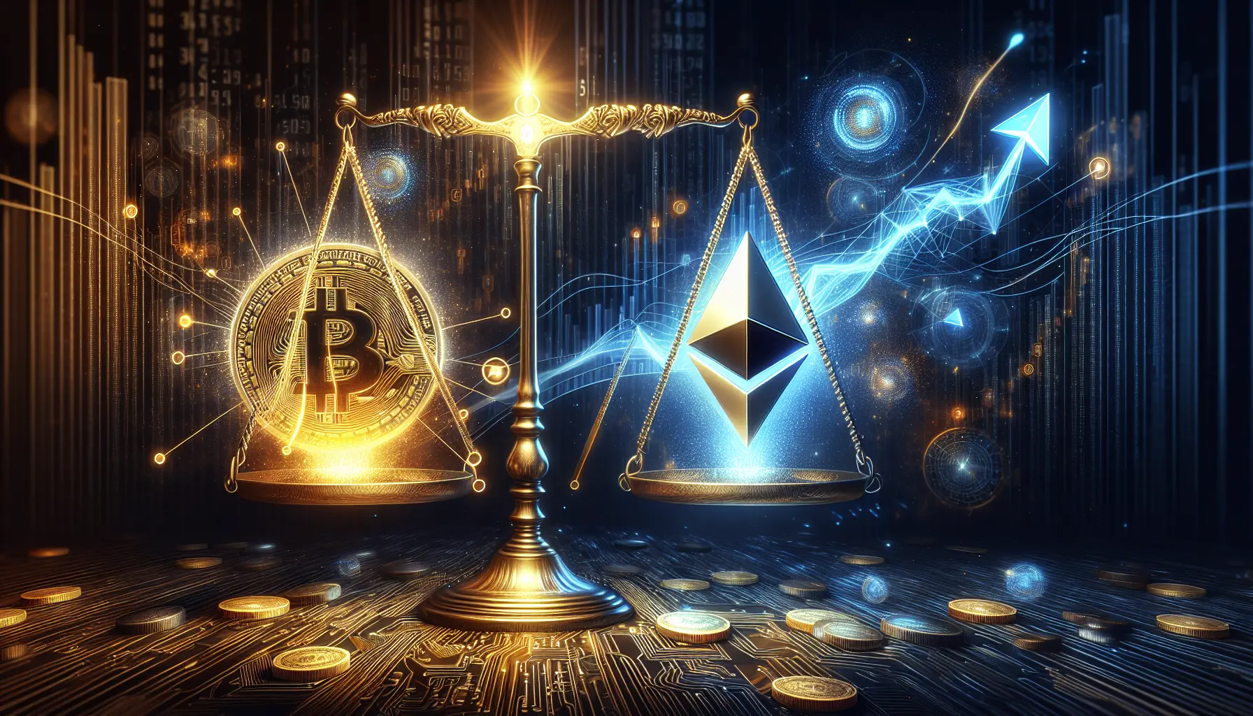 Bitcoin USD continues to hover near $67,200 following a week of tight-ranging price action. Time for Ethereum to shine?