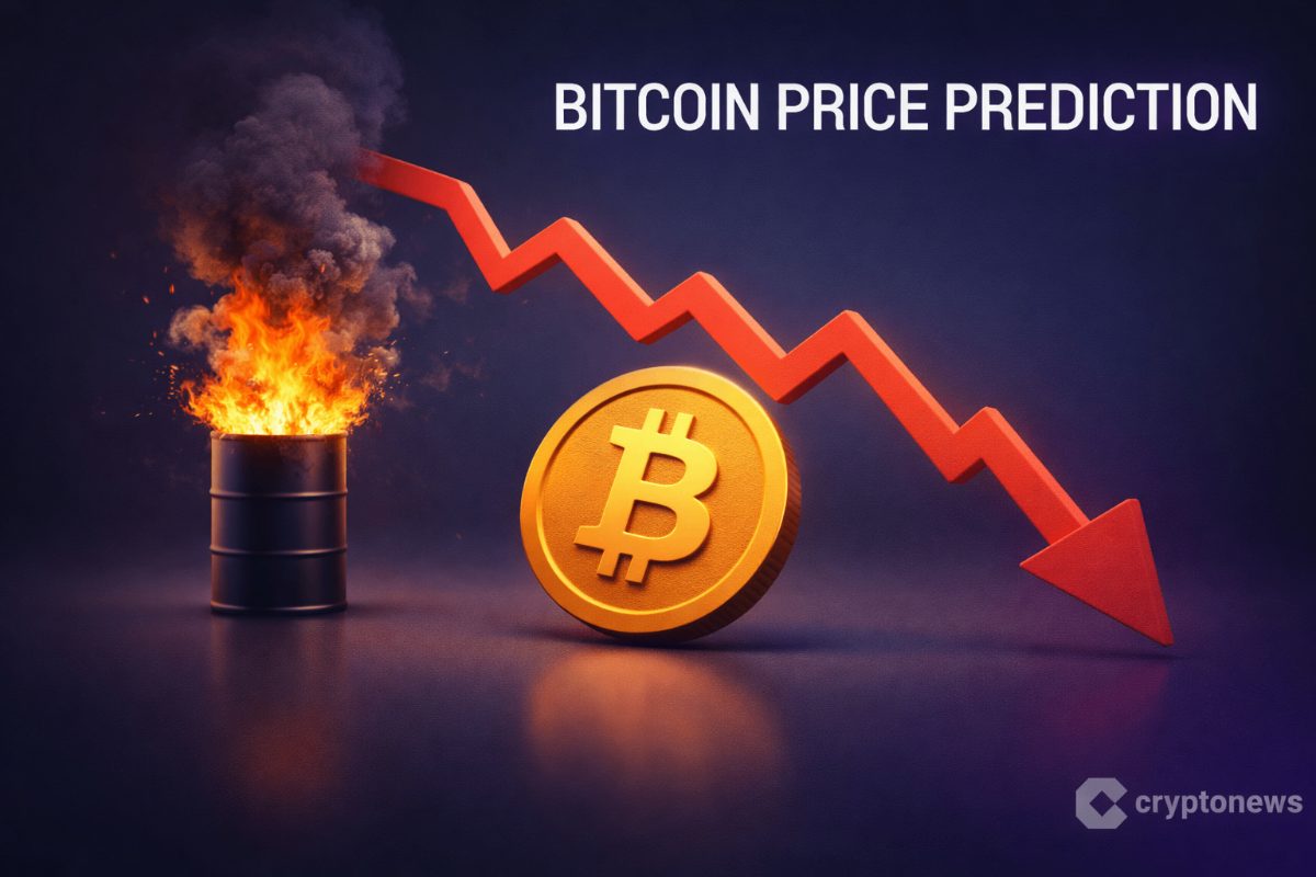 Oil just exploded toward $113 and Bitcoin instantly slipped as the safe haven narrative cracks raising warnings future price prediction.