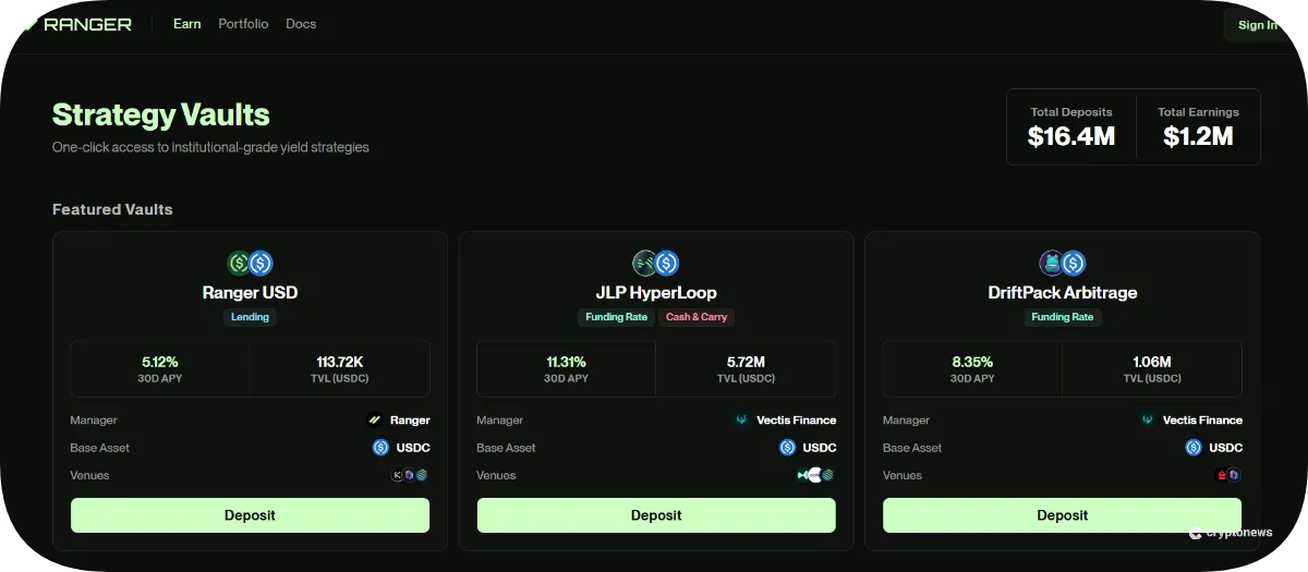 solana airdrop ranger finance