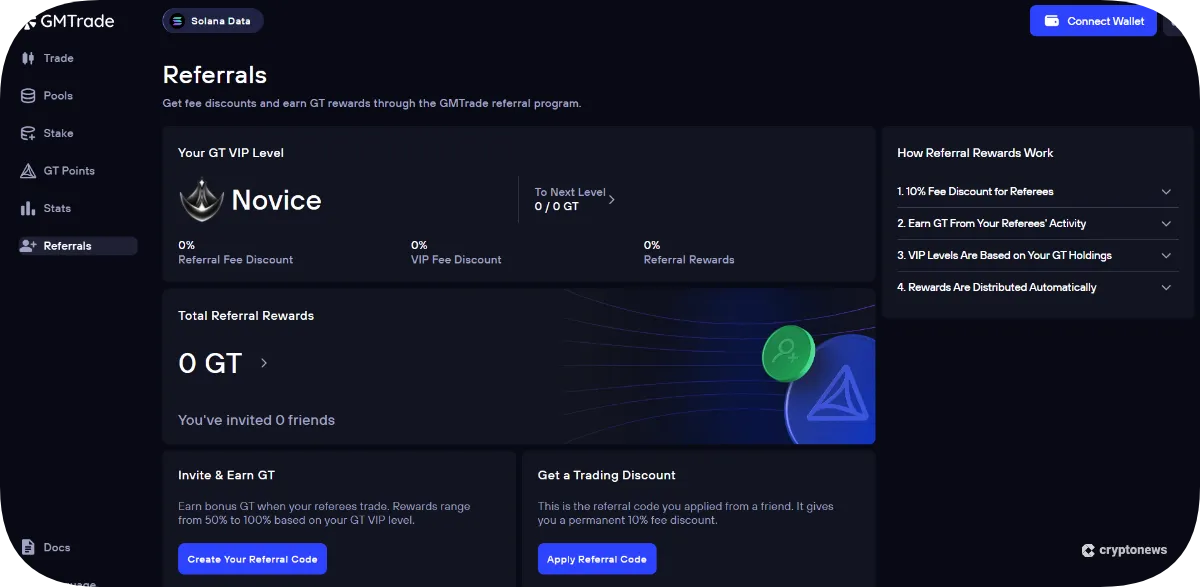 solana airdrop gmtrade