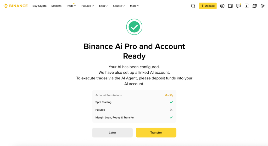 Configure Binance Ai Pro