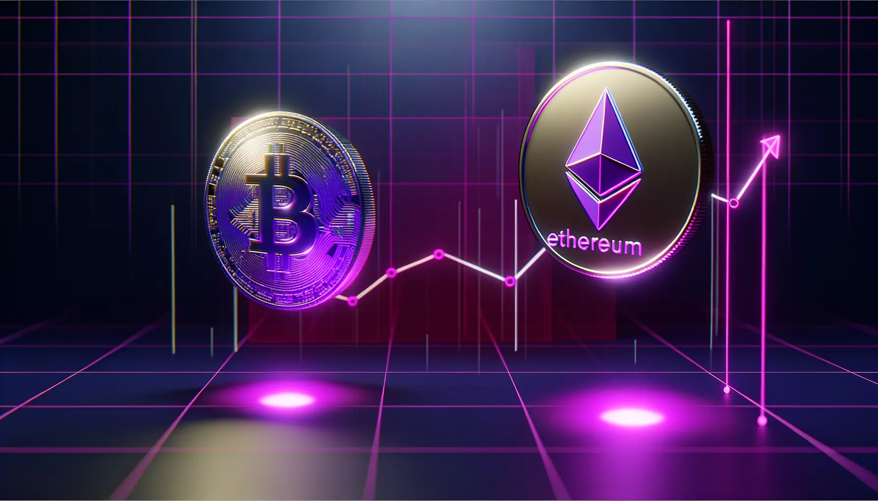 Elon Musk's Grok AI predicts has issued sweeping 2026 price targets for Solana and Ethereum, and the crypto community is paying attention. Solana and Ethereum cryptocurrency coins with holographic price charts showing upward trajectories