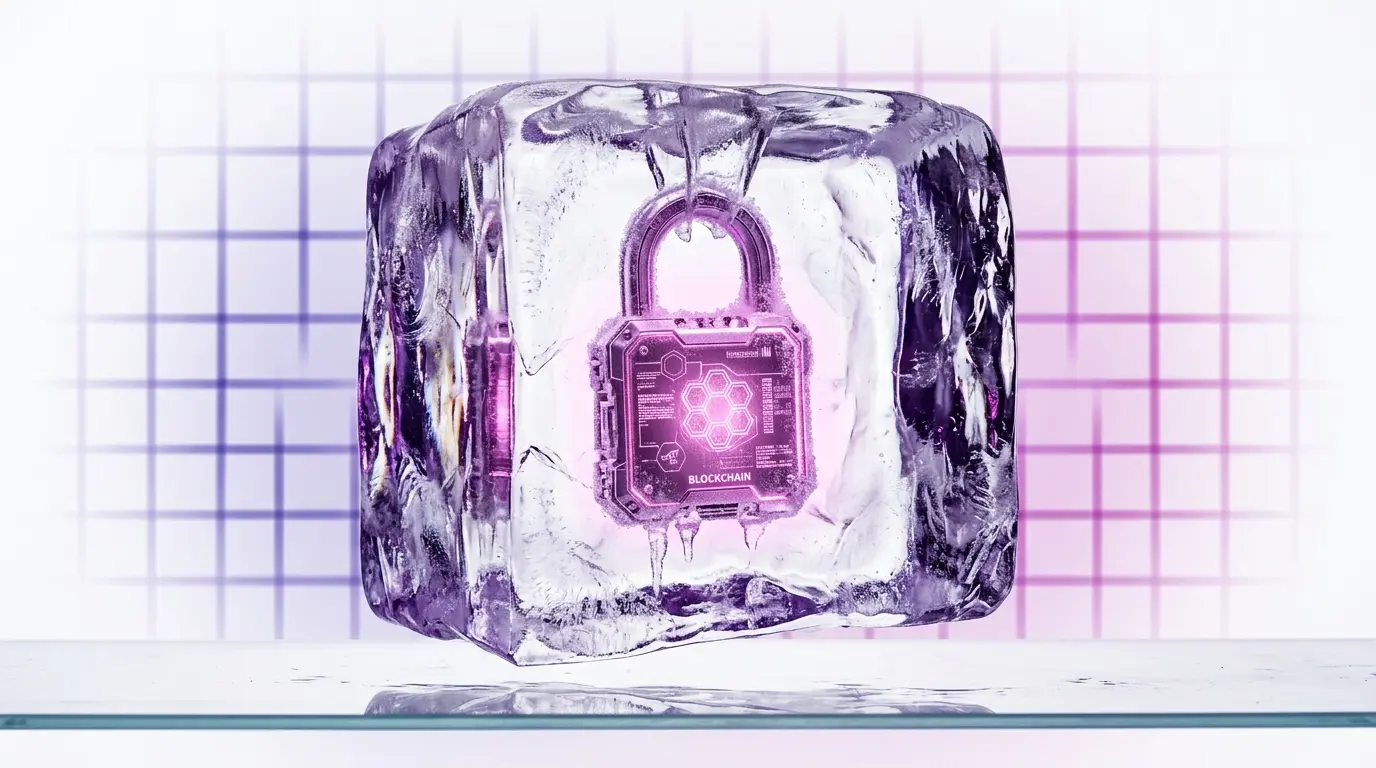 Attorney Charles Gerstein filed claim in Manhattan federal court Thursday seeking to force Tether to transfer 344,149,759 USDT, roughly $344M Frozen digital padlock in ice block representing blocked cryptocurrency assets and wallet freeze mechanisms
