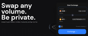Godex XMR to Bitcoin swaps