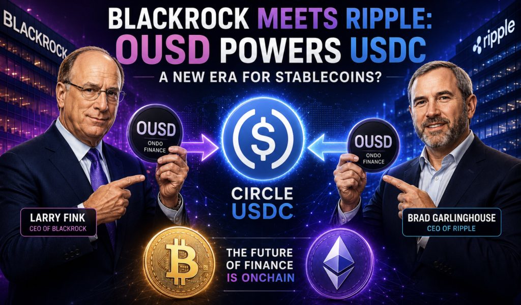 Crypto News, July 2: Circle USDC Hit by Blackrock and Ripple XRP Backed OUSD, Bitcoin and Ethereum Price Recovering