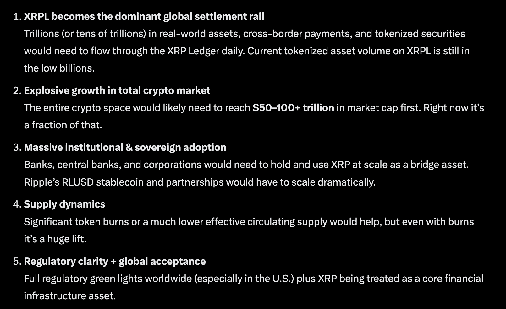  Grok AI Predicts that XRP is poised for a monumental rally, potentially achieving three-digit prices by the end of 2026.
