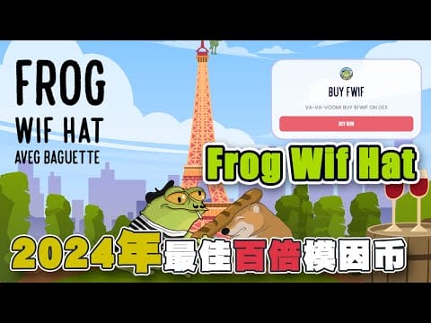 2024年最佳模因币日  潜力百倍币FrogWifHat