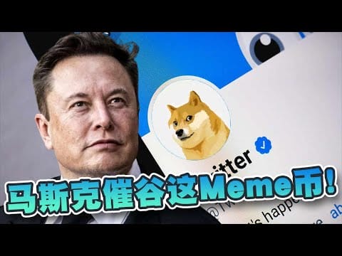 马斯克支持狗狗币支付！再催谷这个Meme币！