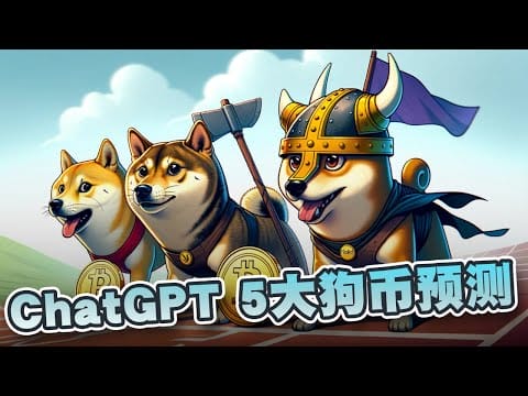 ChatGPT 5大狗币价格预测！柴犬的市值可超500億美元？