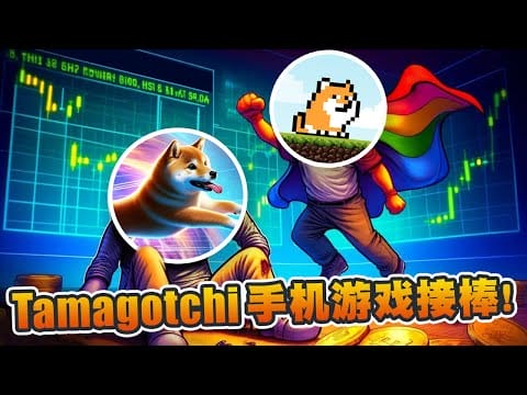 Dogeverse单日升44%！今夏还有甚么焦点预售？Tamagotchi手机游戏PlayDoge接棒