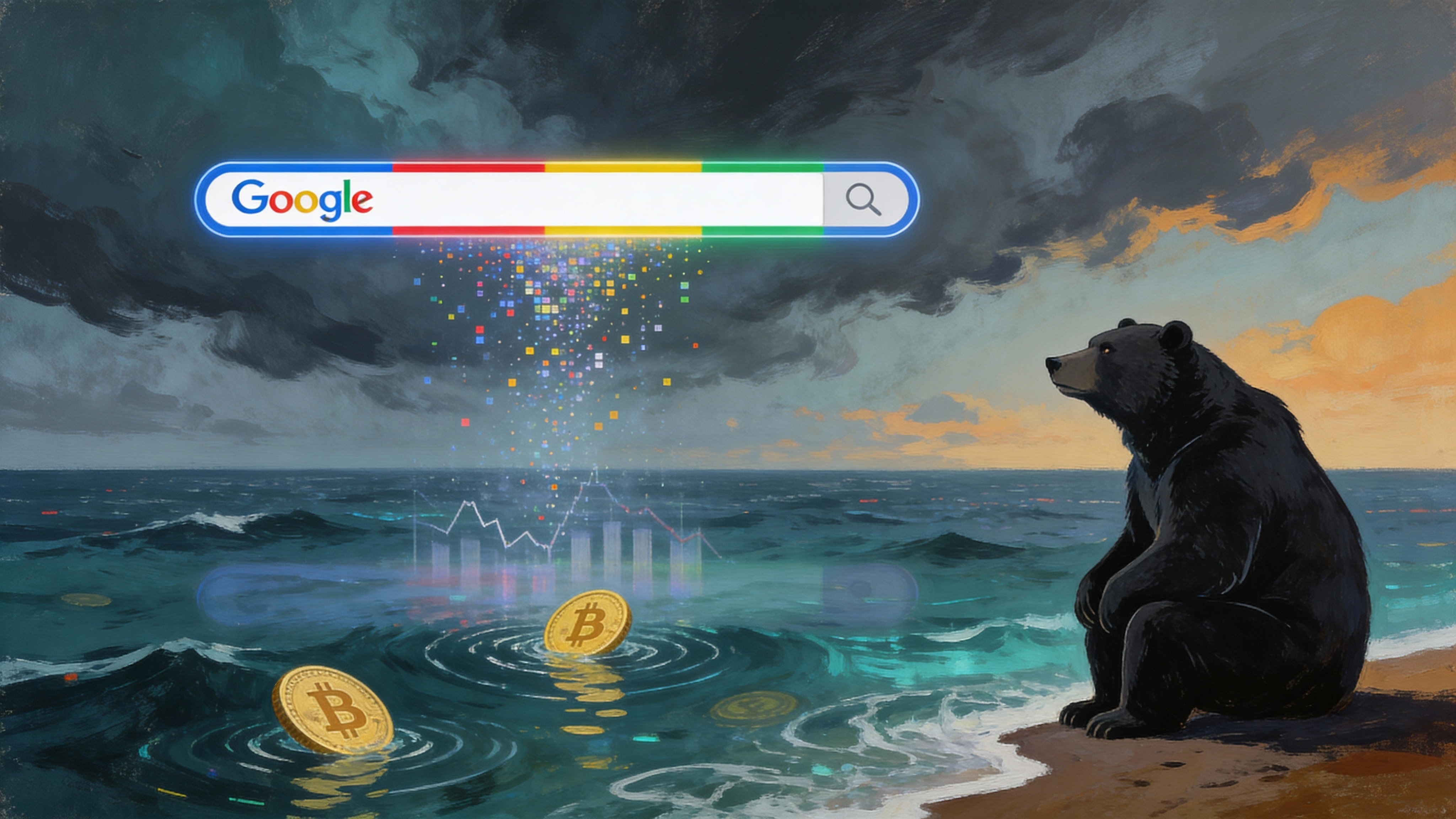 Google搜寻「加密货币」和「比特币」创今年新低这真的是熊市信号吗？