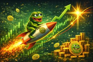 PEPE币暴涨26%启动迷因牛市：技术面出现黄金交叉，PEPENODE预售最后 5 天引发资金狂热