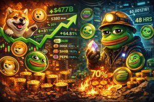 PEPE单週大涨70%｜2026年初资金轮动引爆迷因币行情　Bitcoin Hyper点燃市场热情