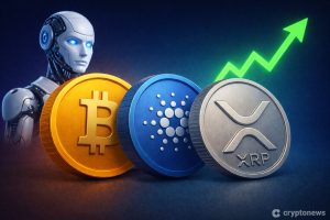 Perplexity AI 预测比特币、XRP 及 Cardano 2026 年底目标价