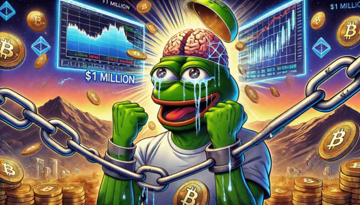 imagen del meme token Pepe Unchained.
