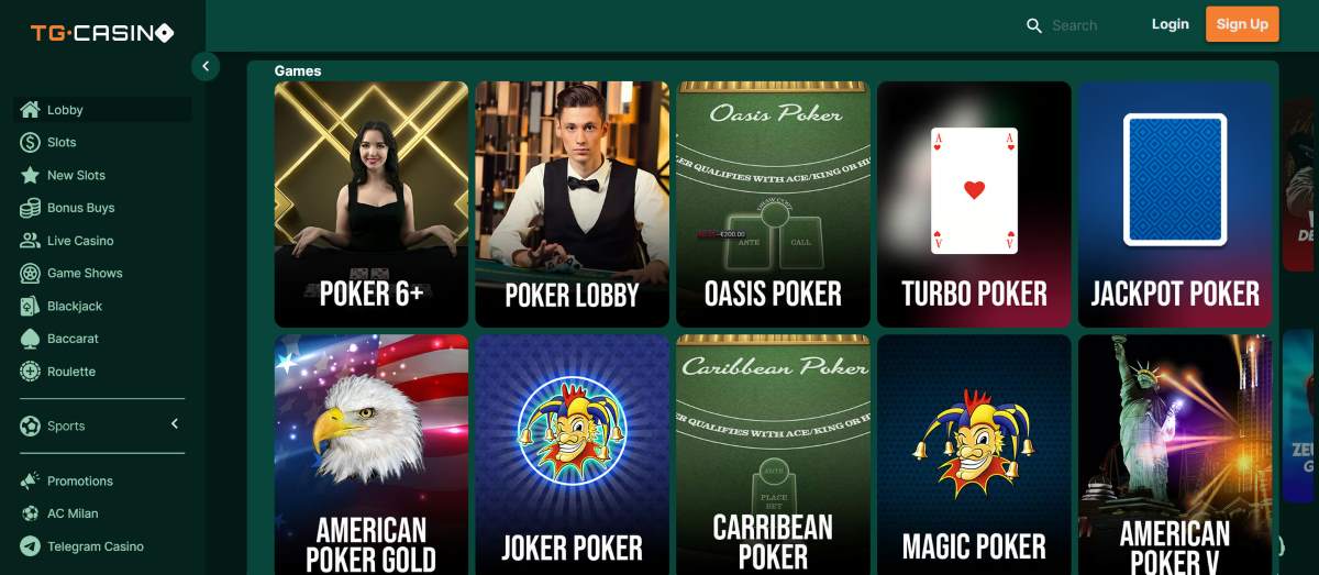 sitios de póker Ethereum TG.Casino