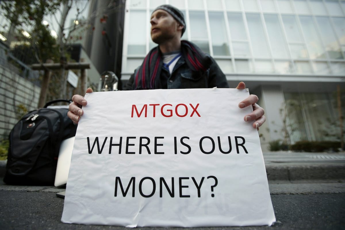 Una década después Mt Gox inicia una transferencia de Bitcoin por un valor de 9.300 millones de dólares