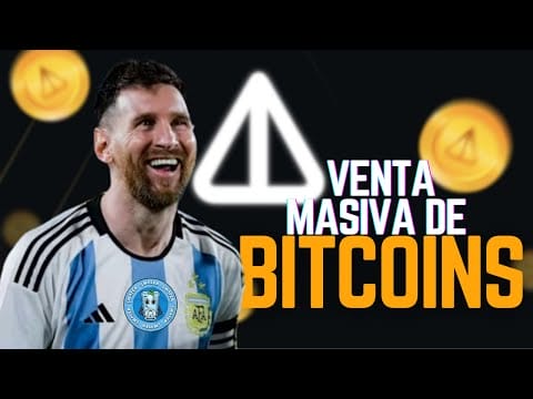 VENTA MASIVA de BITCOIN por Gobierno Alemán – MESSI hackeado promociona MEMECOIN