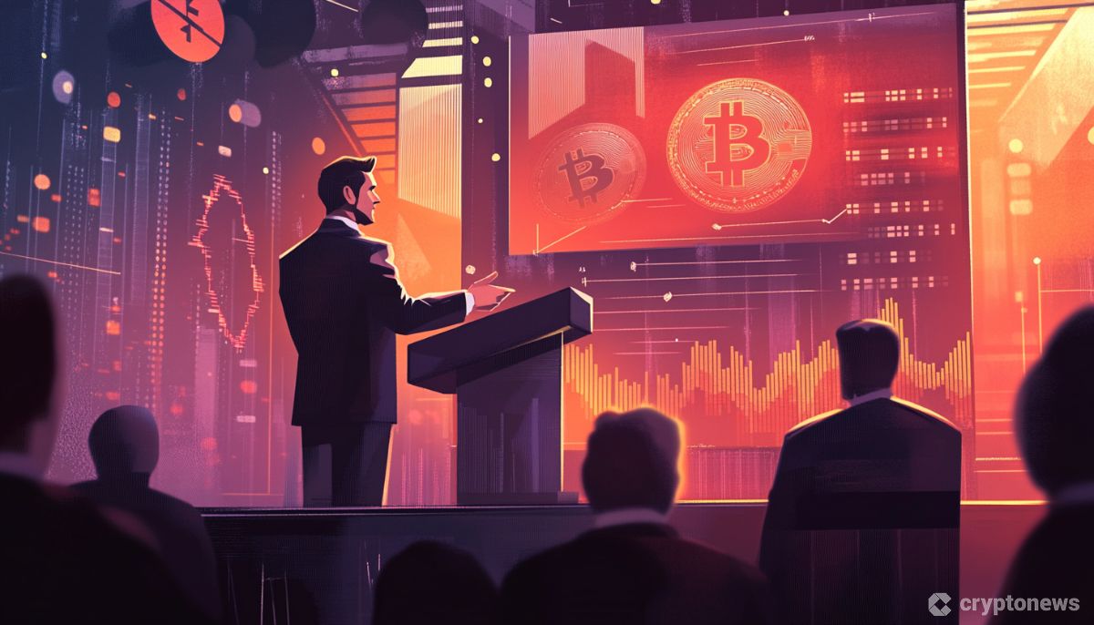 Imagen de Bitcoin en rojo - frog meme
